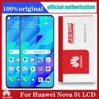 Оригинальный сменный дисплей 6,26 дюйма с рамкой для Huawei Nova 5T, ЖК-дисплей с сенсорным экраном и дигитайзером в сборе,  L61A L61D L71A, ЖК-дисплей