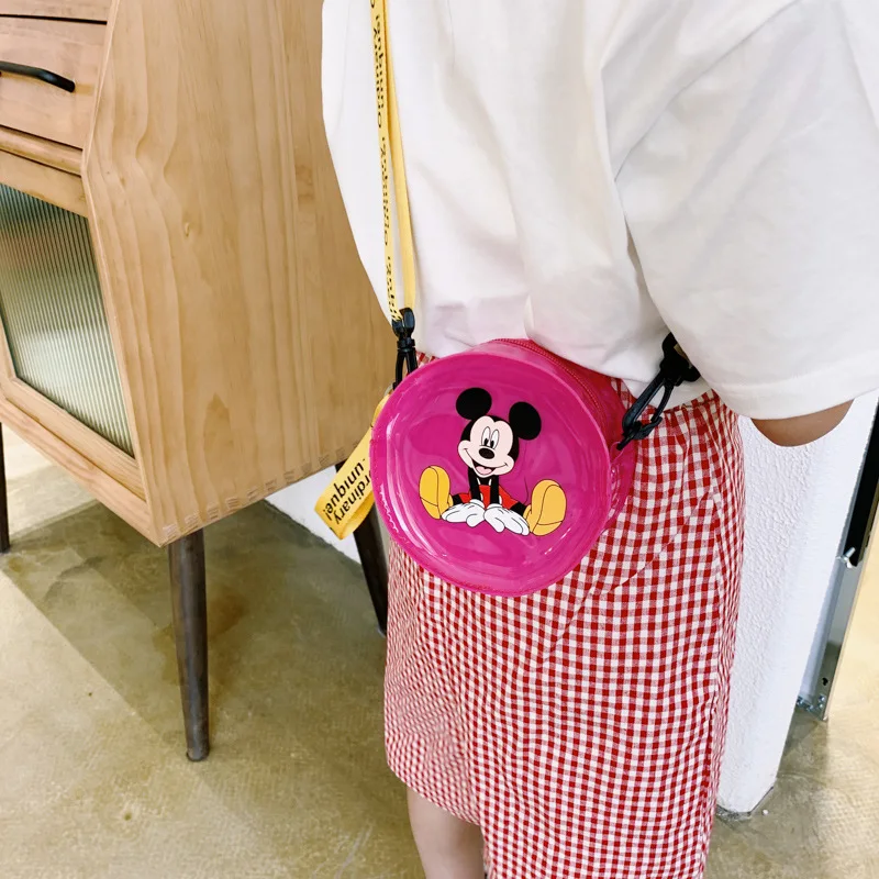 Детская сумка-мессенджер Disney с мультяшным Микки модный школьный ранец принцессы