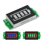 Модуль индикатора емкости литиевых аккумуляторов 12345678S синий зеленый дисплей тестер мощности аккумулятора электромобиля 3,7 в литий-ионный
