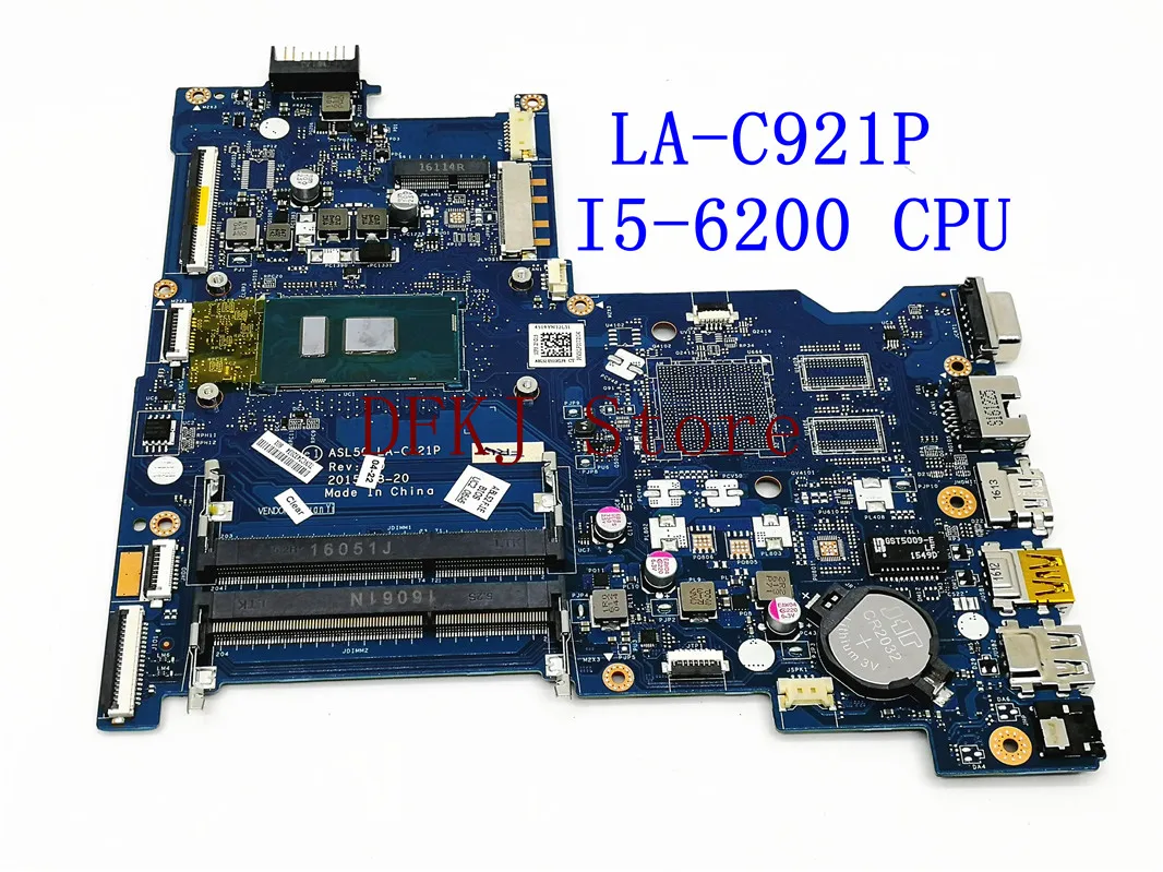 Материнская плата для ноутбука 828926 601 001 UMA w I5 6200U Процессор ASL50 LA C921P HP 250/256 G4