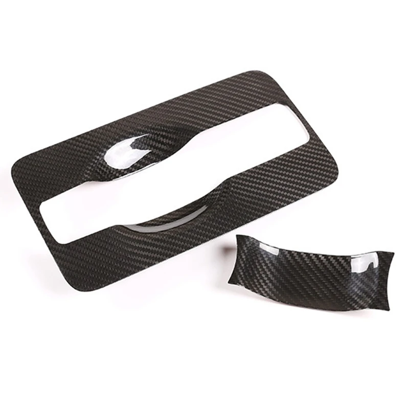 

Carbon Fiber Sticker Car Tail Door Handle Trim Frame Cover for Mercedes-Benz G-Class W463 2019-2020