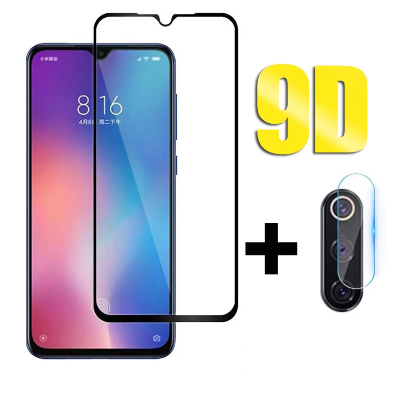 9D 2 в 1 mi 9 se Камера объектив из закаленного Стекло для Xiaomi SE Экран протектор Xao