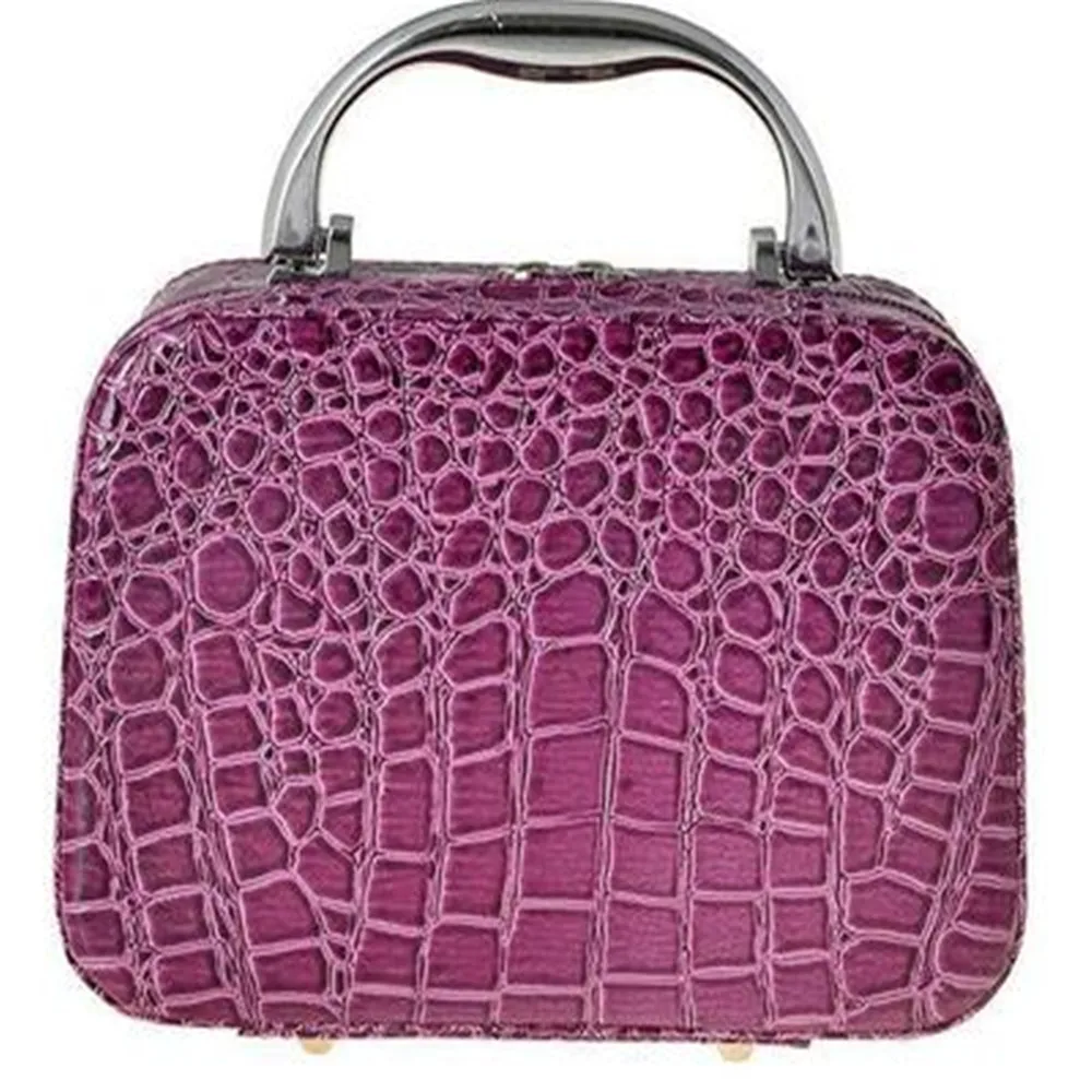 

Portable Stone Pattern Zipper Cosmetic Bag Korean Style Women Makeup Bag Large Capacity Waterproof Makeup Organizer Case