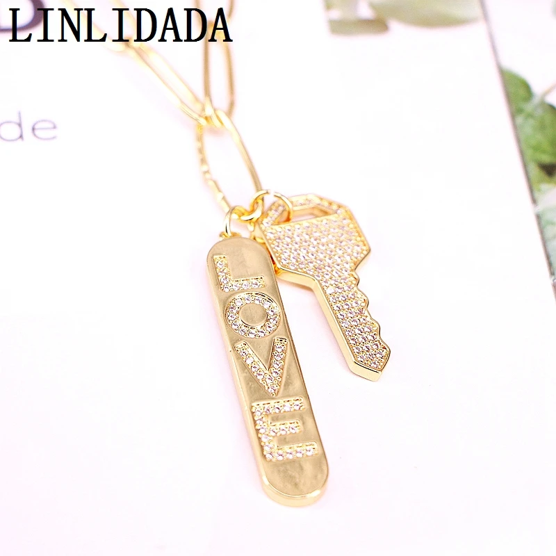 5 шт. подвеска золотого цвета с фианитами | Украшения и аксессуары