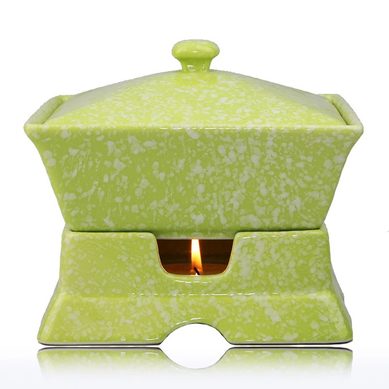 Китайская посуда для отеля керамическая нагревательная плита суповая миска