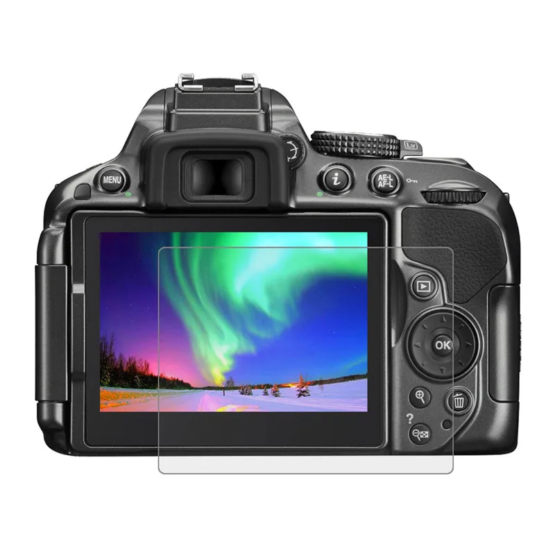 Закаленное стекло протектор для Nikon D5300 DSLR камера ЖК экран Защитная пленка
