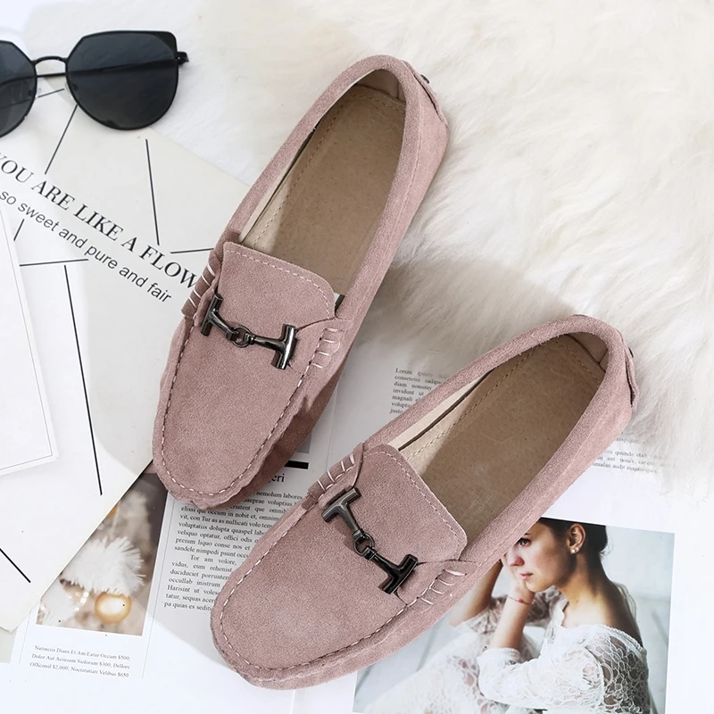 Shoes Women 2023 New Brand Women Genuine Leather Flats Casual Female Moccasins Spring Summer Lady Loafers Women Driving Shoes