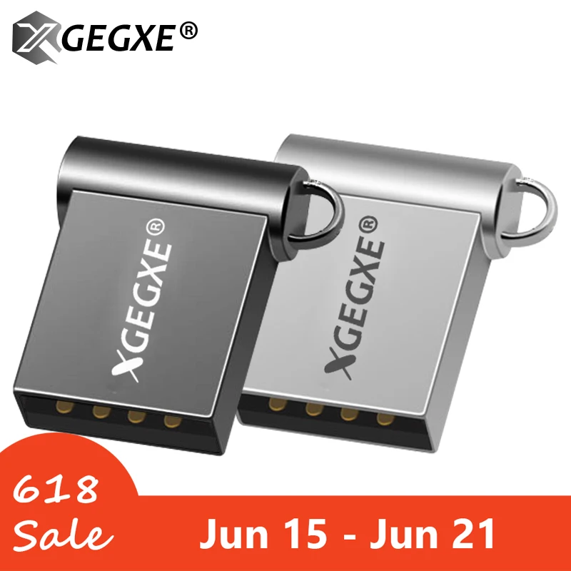 USB флеш накопитель 4 ГБ 8 16 32 USB2.0 Флешка мини металлическая палка для Android