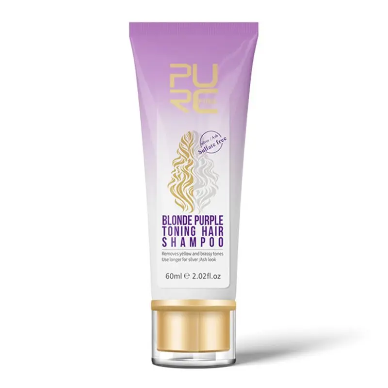 Новый Фиолетовый шампунь удаляет желтый брассы тона волос нейтрализовать