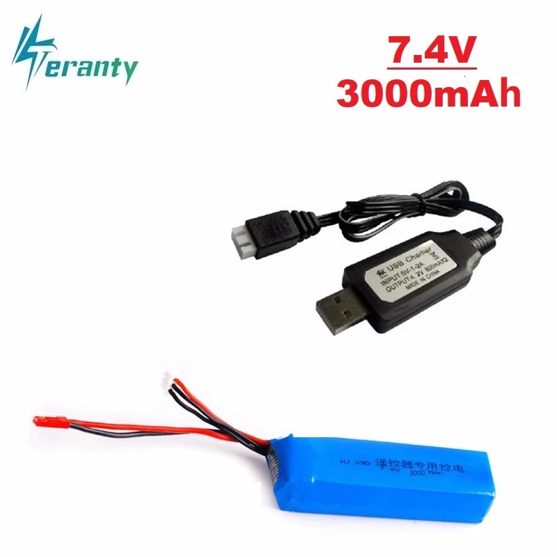 Teranty Power 7 4 в 3000 мАч литий-полимерный аккумулятор + зарядное устройство для Frsky Taranis