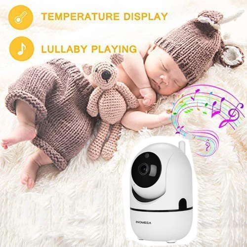 INQMEGA камера безопасности с собственным монитором 4 3 дюймов 1080P IR HD детские
