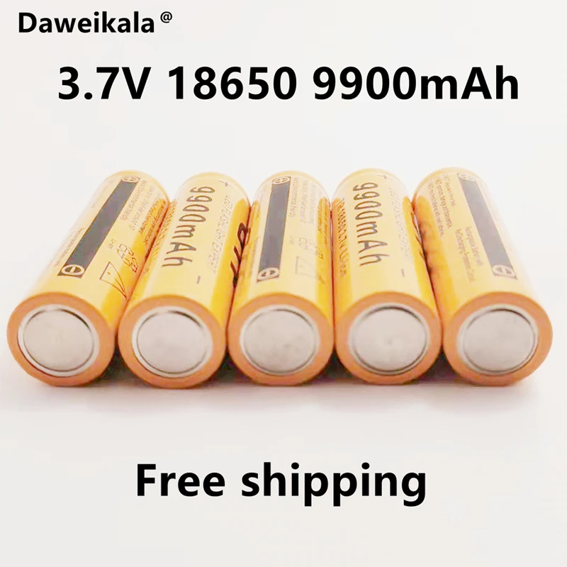 2021New18650 батарея 3 7 V 9900mAh перезаряжаемая литий-ионная для светодиодного фонарика