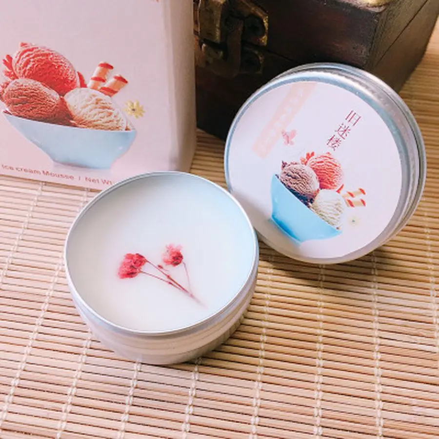 15 г растительные твердые духи ароматизатор дезодорант длительный клубника