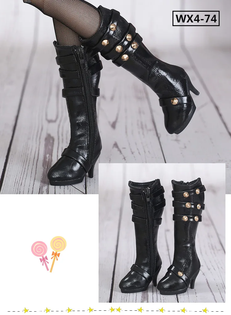 Обувь для куклы BJD; 1 пара; 6,5 см; сапоги из искусственной кожи; модная мини-игрушка; кружевная парусиновая обувь; 1/4; кукла для волшебной страны; аксессуары для куклы