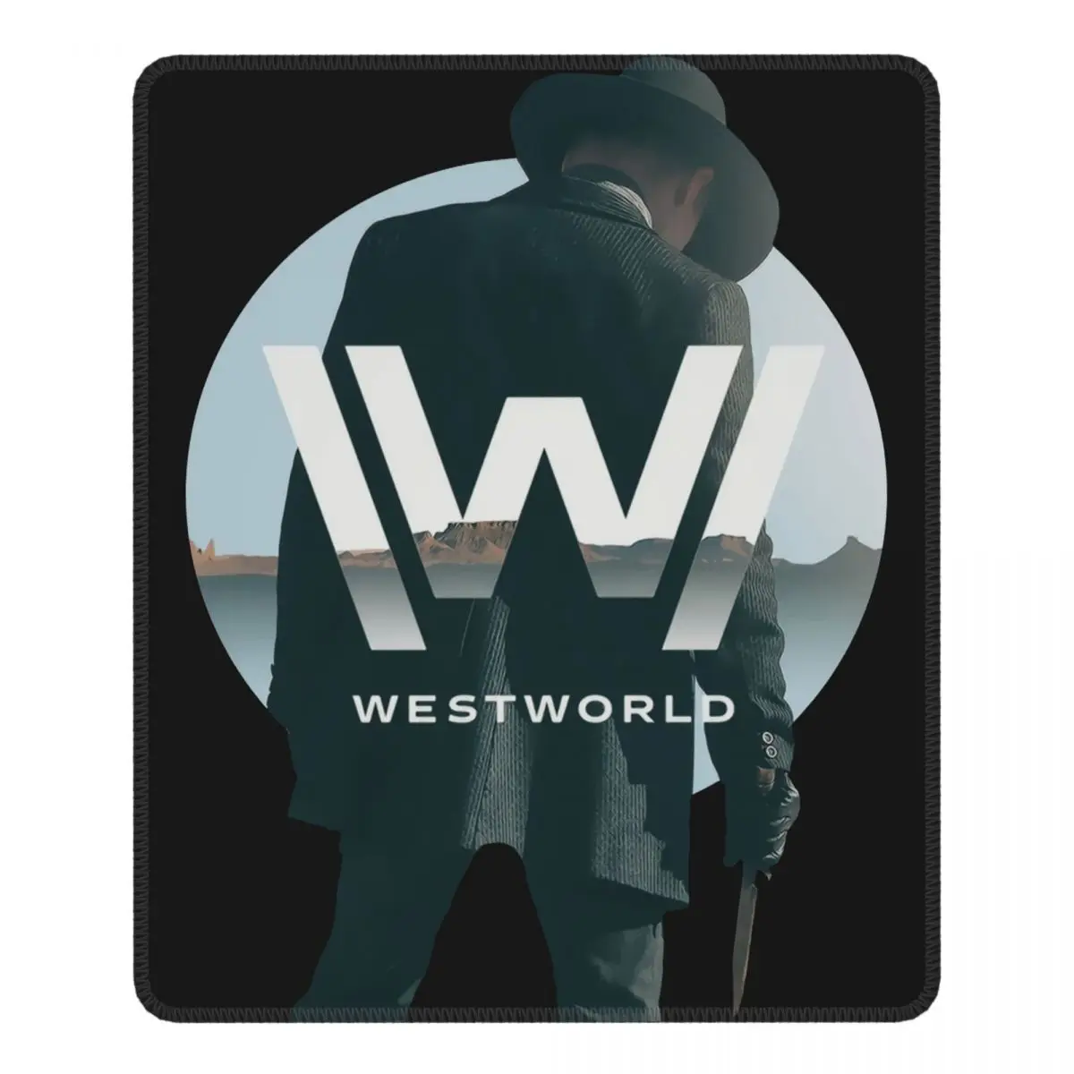 

Westworld забавные Мышь игровой коврик Sc Wi-Fi серии ТВ показывает нескользящий коврик подушечки из натурального каучука, игровая компьютерная ко...