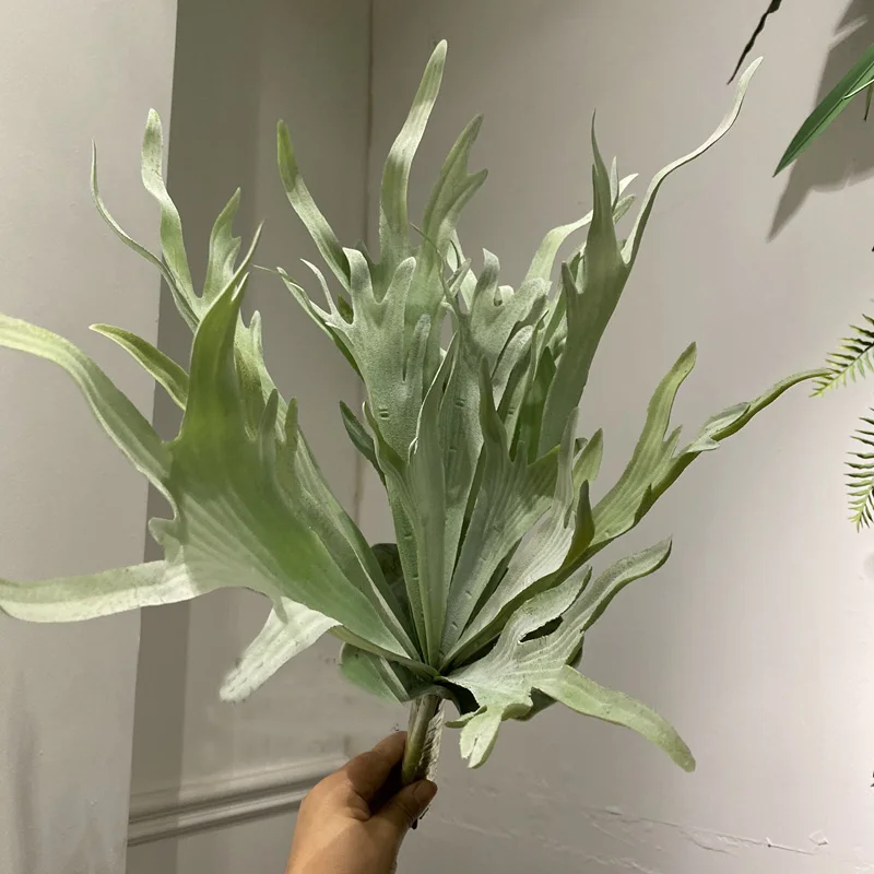 Имитация веера подсолнечник лист подорожник веер листья бриофита искусственные