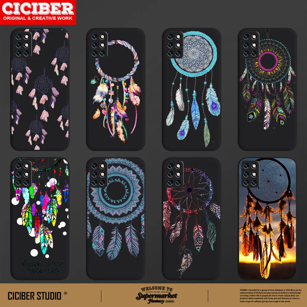 

Dreamcatcher Cover for Oneplus 8 8T 9 9R 7 7T 6 6T Pro Nord N10 N100 Phone Cases For1+8 1+7 1+6 1+9 1+9R Black TPU Phone Cases