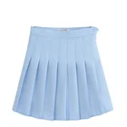 Короткое платье в клетку для девочек, плиссированная теннисная юбка с высокой талией, Униформа с внутренними шортами, трусы для бадминтона, чарлидинга