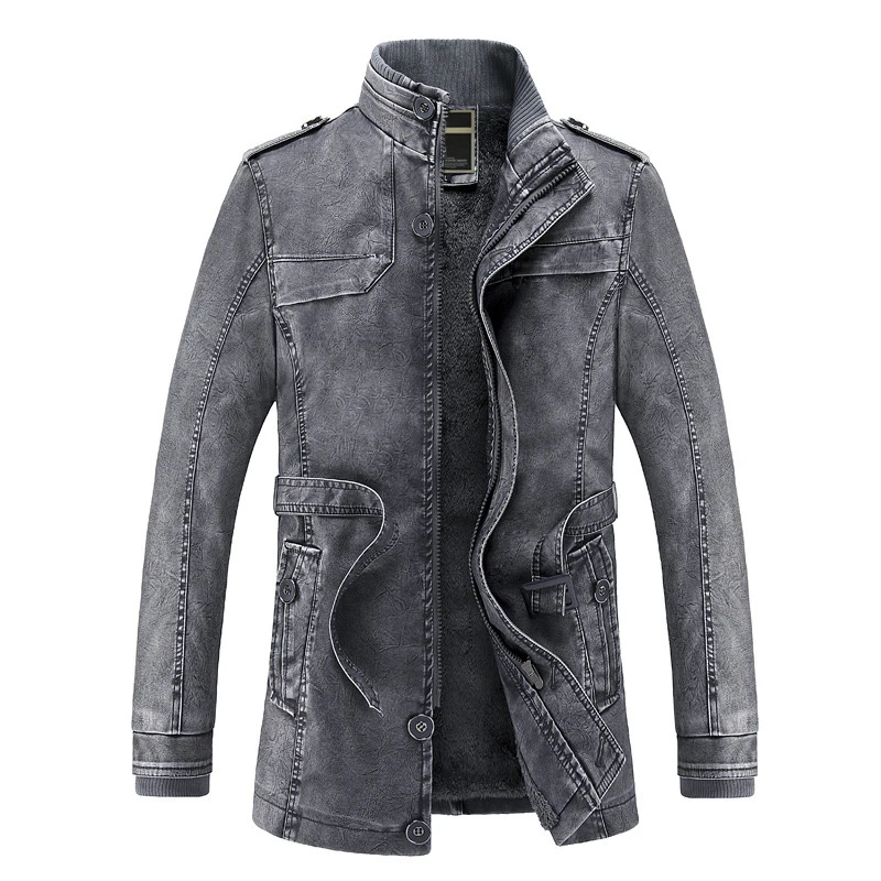 Новинка 2019 года Сезон Зима длинный комбинезон Homme Cuir | Мужская одежда
