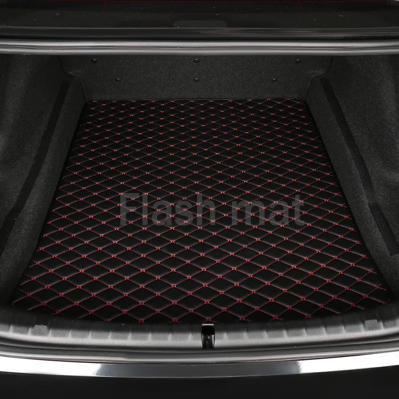 Custom Car Trunk Mats Leather For Kia Sorento Telluride K5 K9 Spectra/Cerato Stinger Seltos Optima Soul 2Row Auto Carpets Covers |