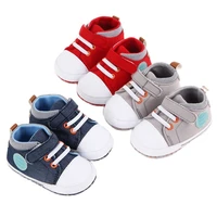 2021 new fashion baby boys girls canvas sneakers leather sports crib soft first walker shoes first walkers for 0 18month