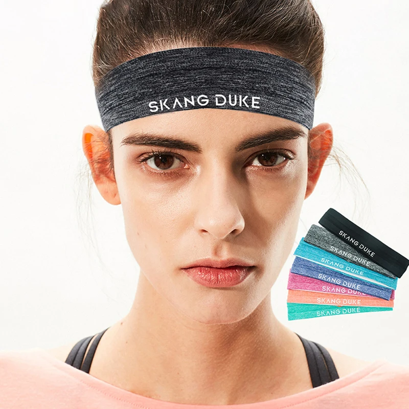 Эластичная Абсорбирующая лента для пота Йога бег повязка на голову фитнеса