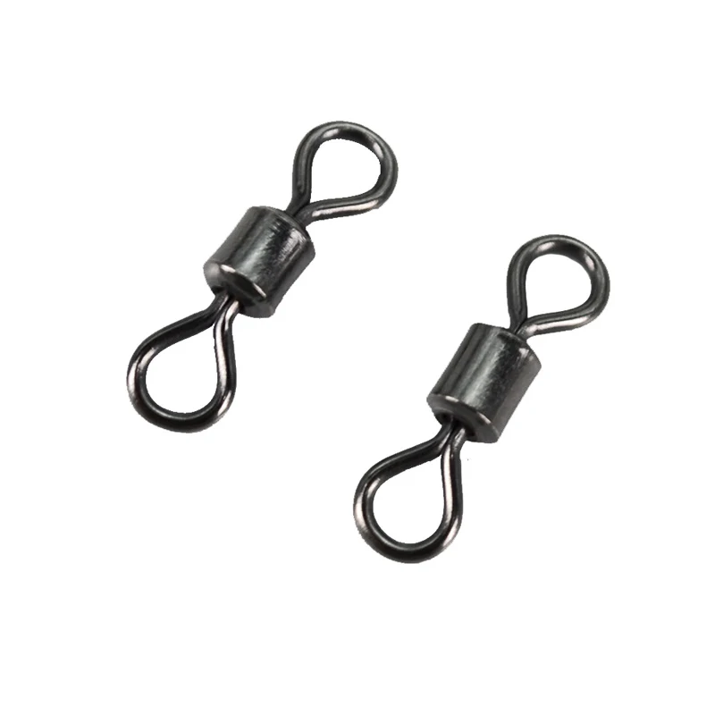 50 x рыболовные Вертлюги шарикоподшипник с безопасной оснасткой Твердые кольца