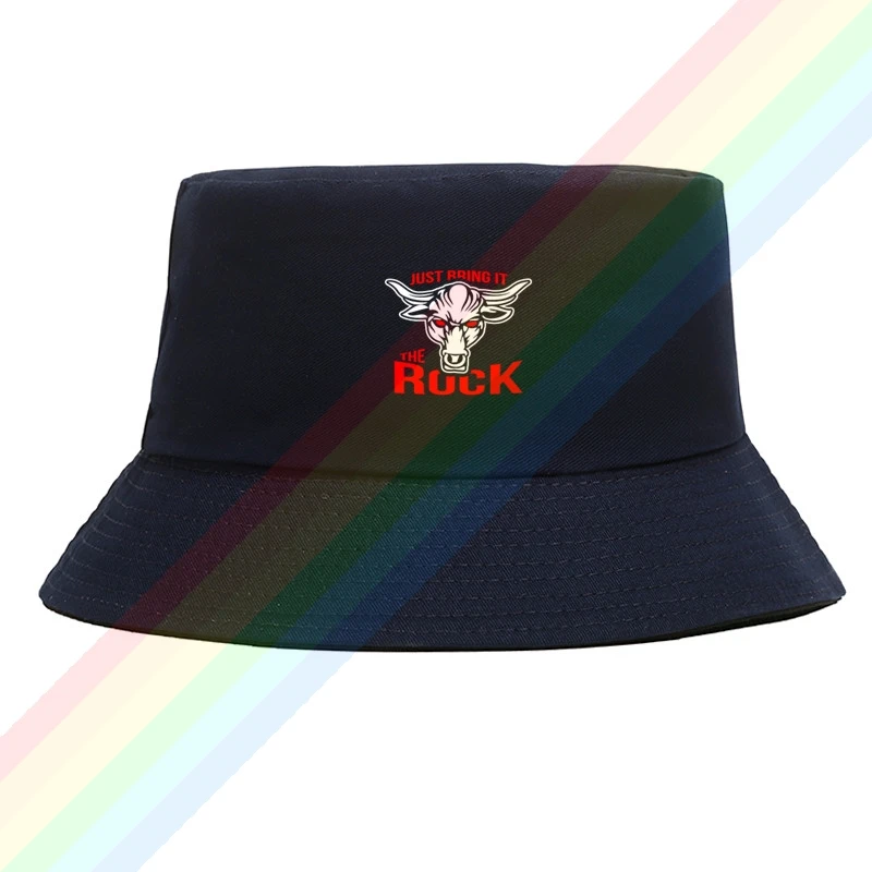 

Red Eye Brahma Bull Project - Rock Summer Outdoor Cap Travel Beach Sun Hat Unisex Double Sides Wear