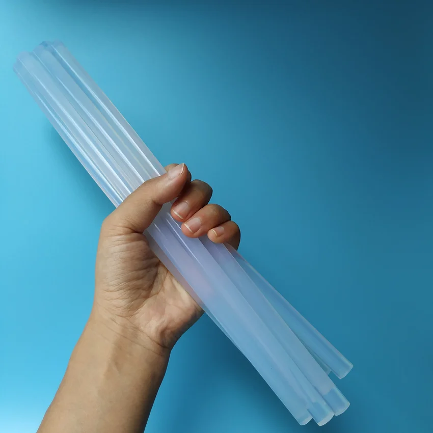 50PCS 300mm Super-long Glue Stick Non-Toxic Transparent 11mm  Tool Hot Melt Glue Sticks For DIY
