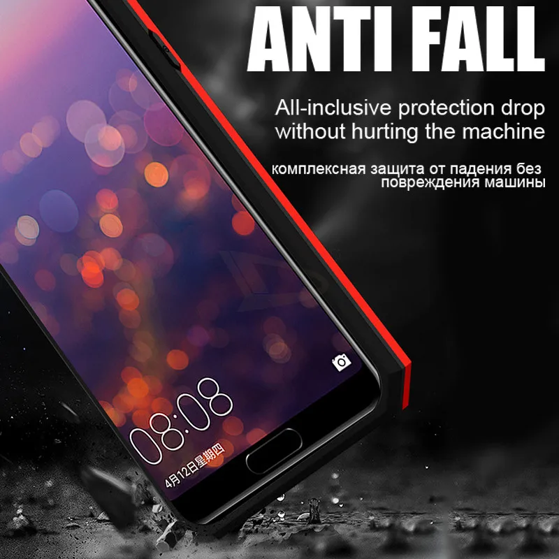 Роскошный бронированная подставка держатель чехол для huawei P20 P30 mate 20 Lite мягкий Pro