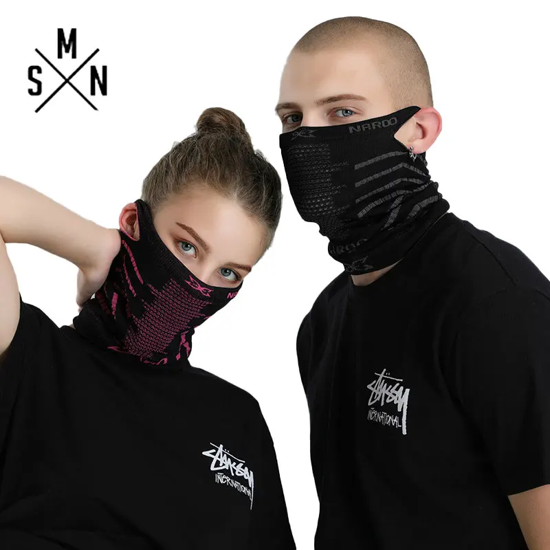 SMN зимняя Лыжная маска унисекс теплая дышащая ветрозащитная для бега велоспорта