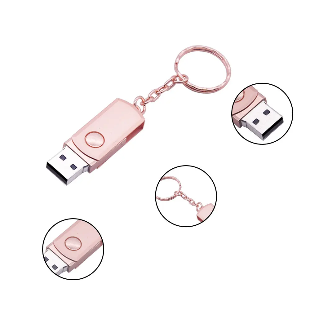 Металлический USB флеш накопитель в виде мини ключа 64 ГБ 8 16 32 128 Мб|USB