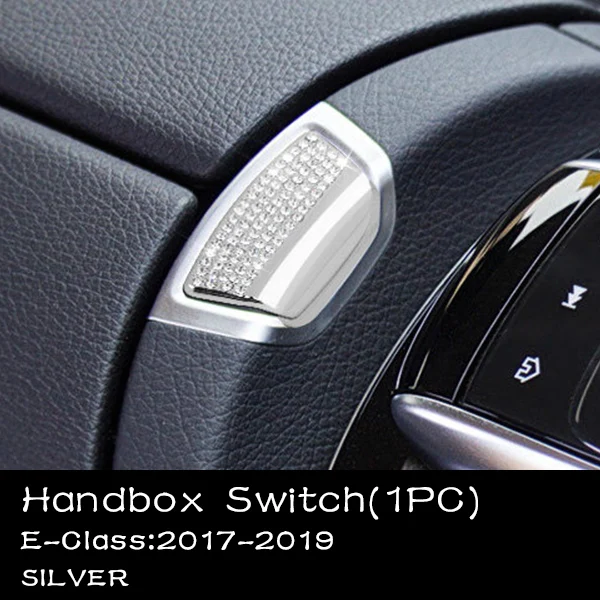 8Silver Для Mercedes Benz Аксессуары E Класс W212 W213 AMG Bling Наклейка Детали интерьера Украшения Отделка Ремонт Кристалл Сияющий Серебро Наклейки Наклейка Женщины Мужчины Рулевое колесо ПЕРЕКЛЮЧАТЕЛЬ ПЕРЕКЛЮЧАТЕЛЯ ПЕРЕКЛЮЧ - Название цвета: 8Silver