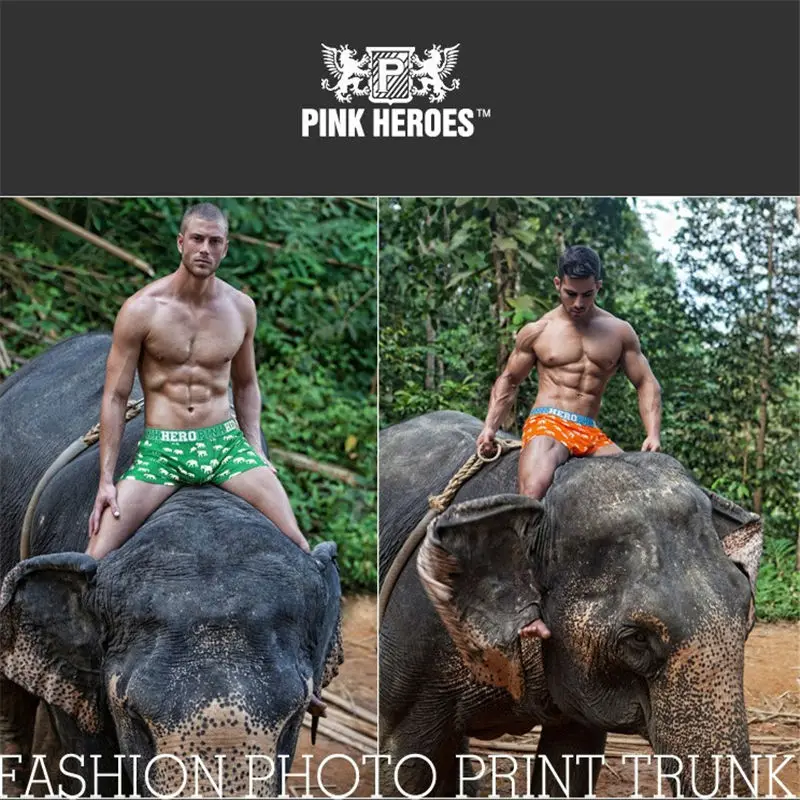 Мужское сексуальное нижнее белье 4 шт. хлопок мужские боксеры шорты | Мужская