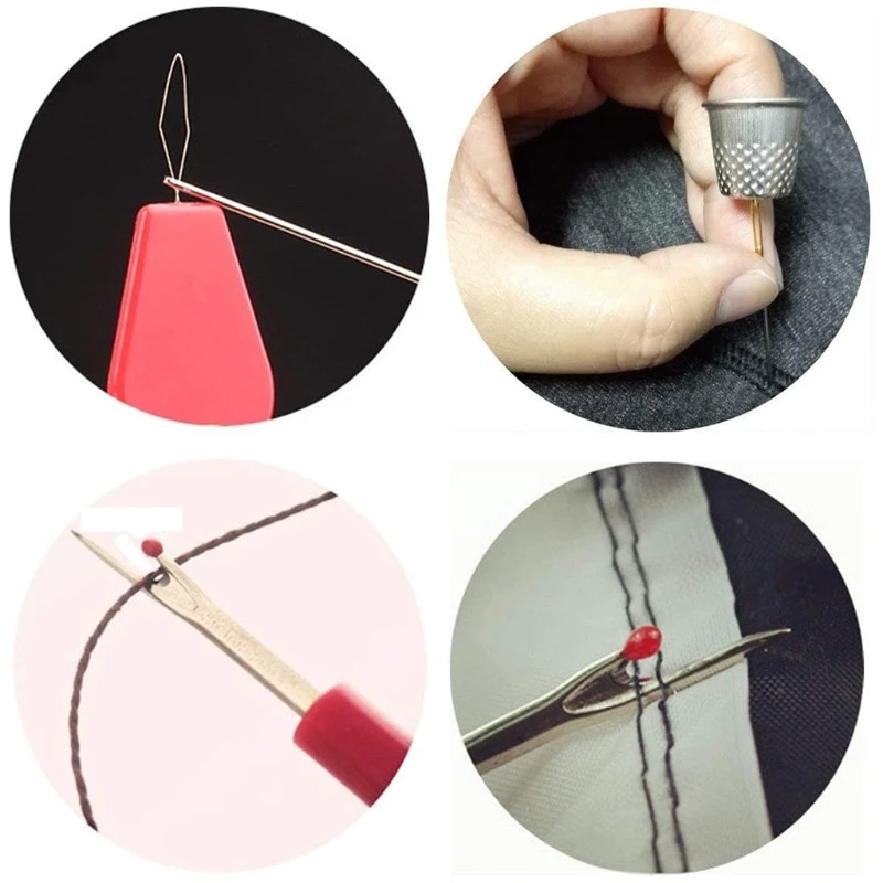 

112 шт., набор инструментов для шитья с ножницами и нитками