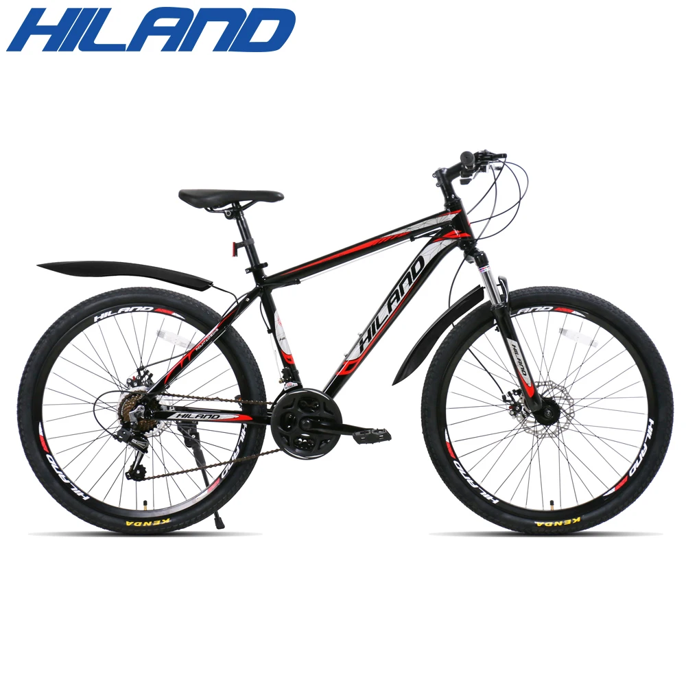 HILAND 26 дюймов стальная рама MTB 21 скоростной велосипед горный с поворотом SAIGUAN и