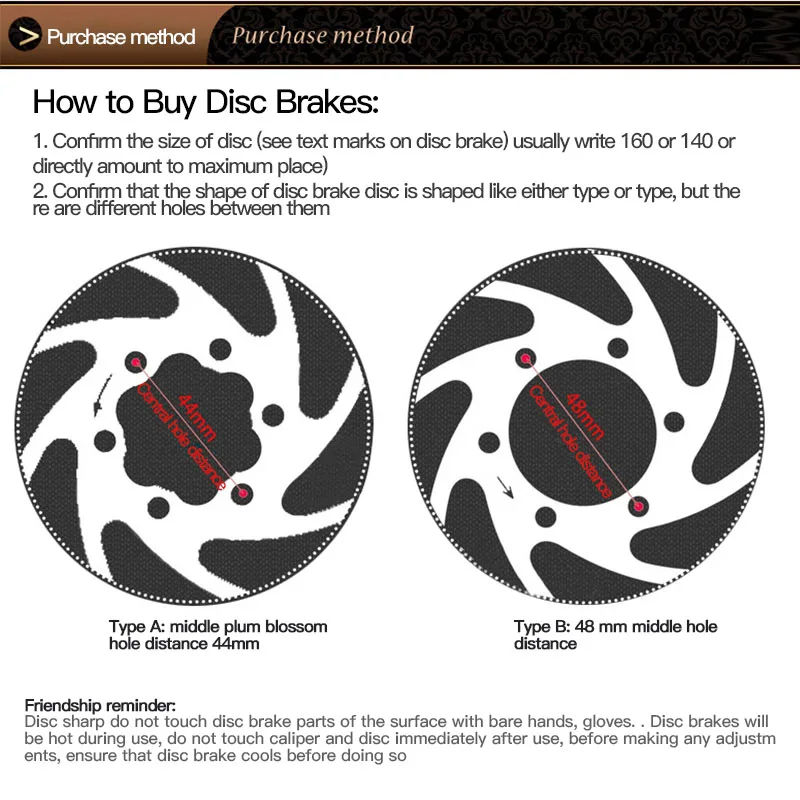 Велосипедный дисковый тормозной ротор Нержавеющая сталь оси 160 мм MTB тормоза