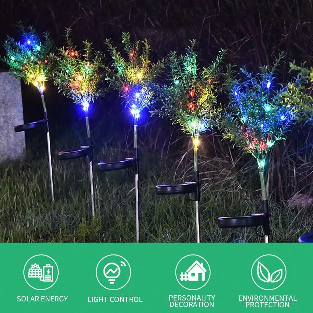 

Светодиодный светильник на солнечной батарее, светильник ка для украшения внутреннего двора, из высококачественного поликарбоната, АБС-пластика, алюминиевой трубки