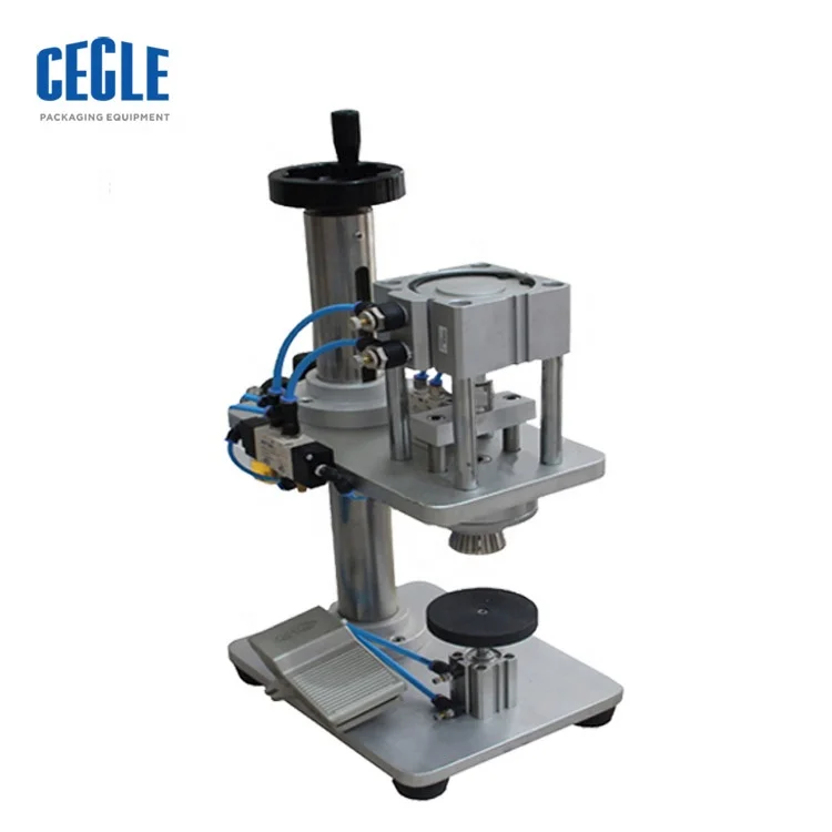 

PC-88 Best-seller pneumatic perfume table stand perfume crimp machine