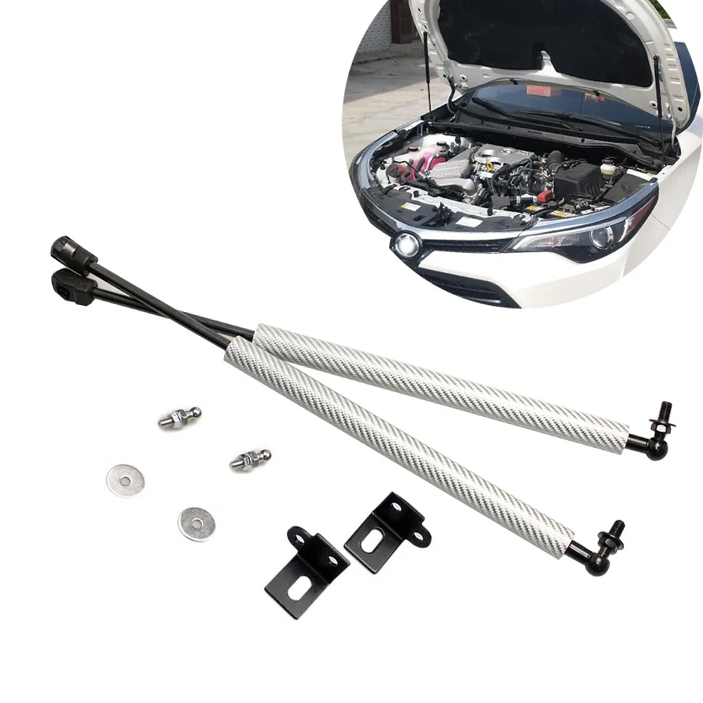 Передний капот для Toyota Corolla E160 E170 2014 2018 2x модифицированные газовые стойки из