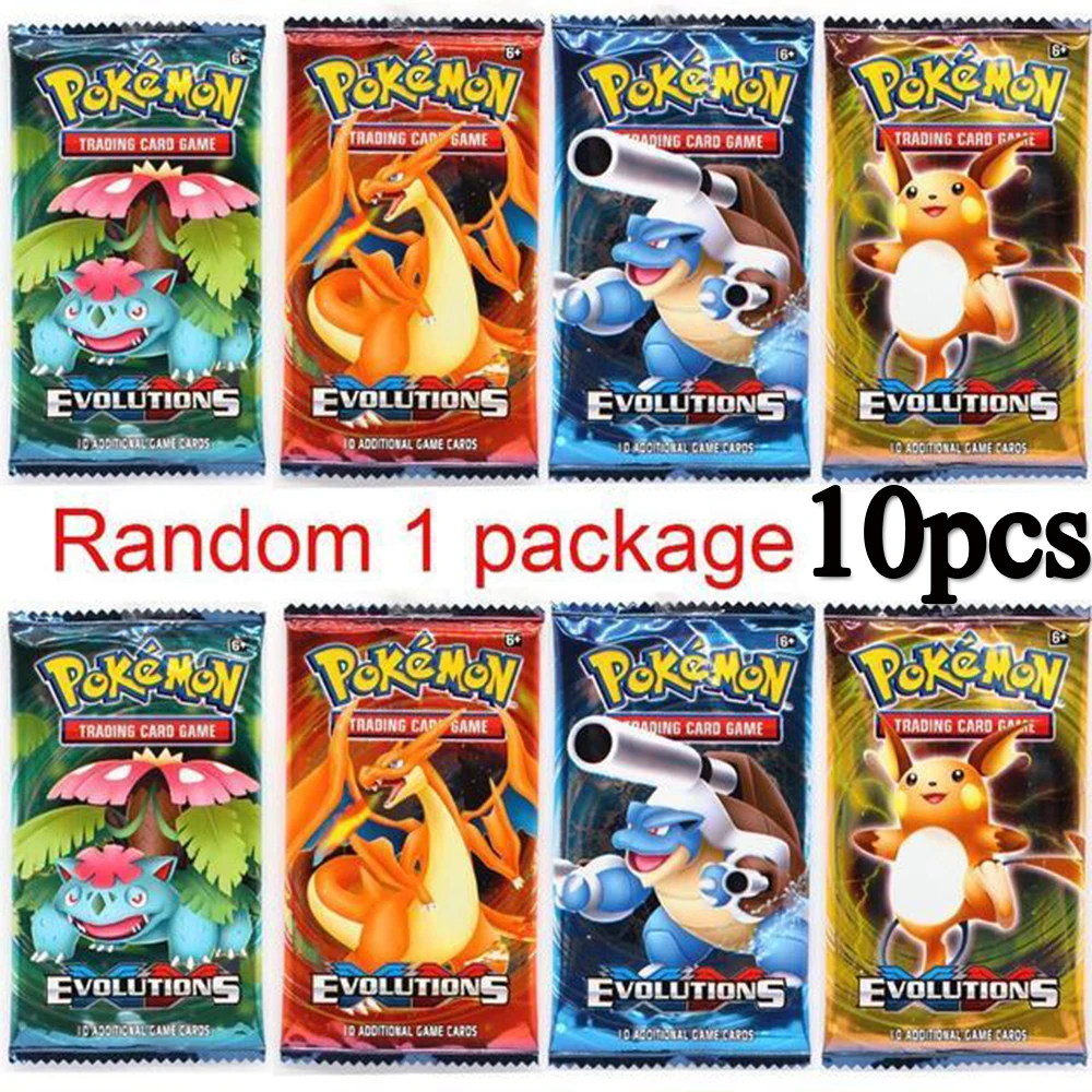 Cartas de Pok&eacute;mon de Sun Moon Evolution, 10 Uds., caja brillante coleccionable, potenciador de intercambio, Pokemon Francaise/Ingl&eacute;s/Espa&ntilde;ol-1