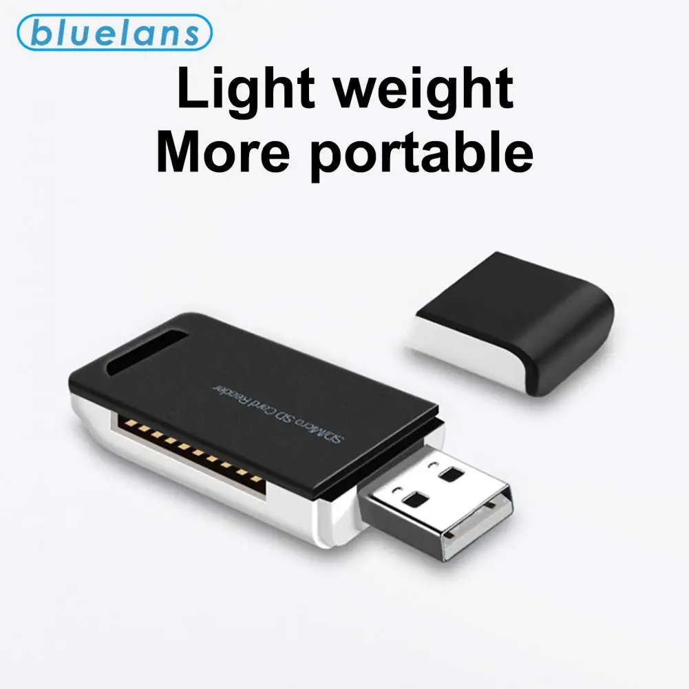 

2 in 1 Mini Portable USB2.0 TF/Micro-SD Memory Card Reader Adapter for Computer Mobile phone camera computer card reader