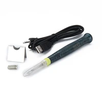 5v 8w mini portable electric soldering iron pen tip touch switch kit welding equipment