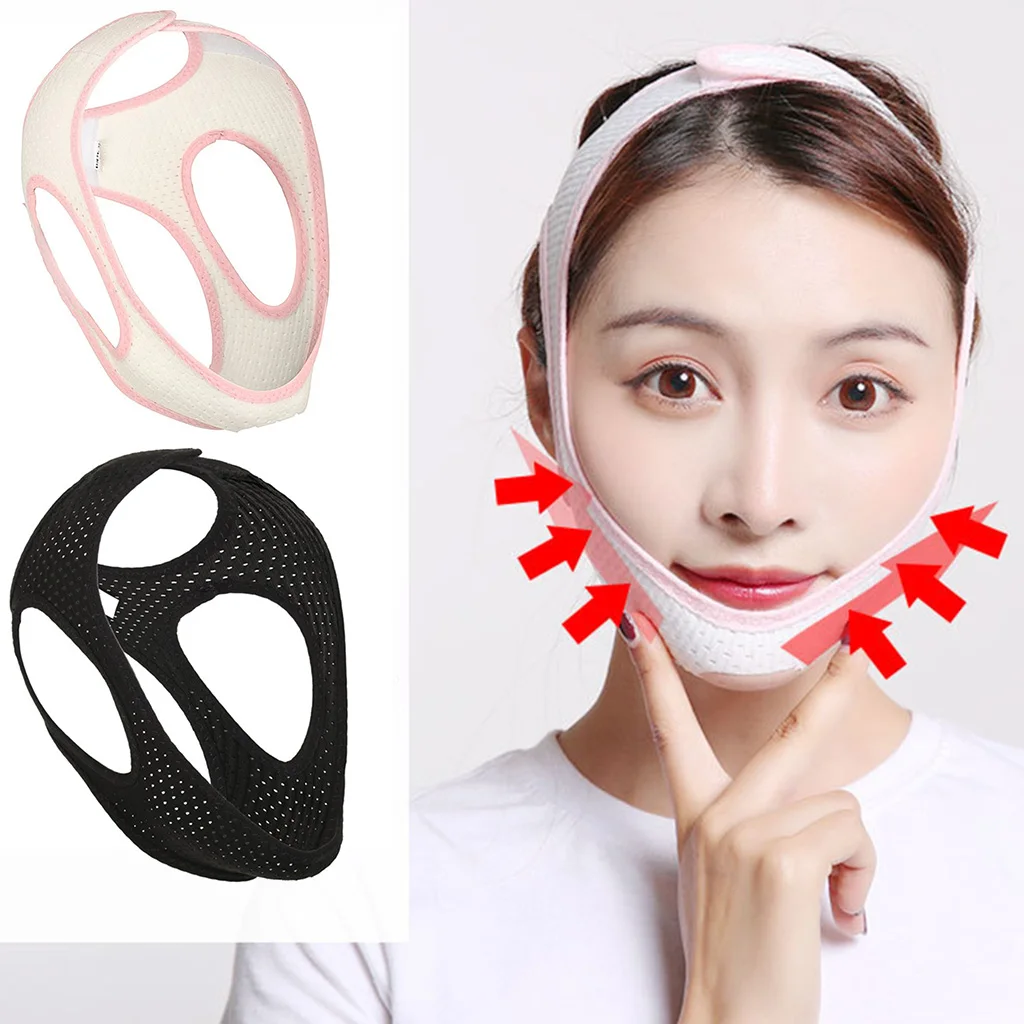 Ремешок для подбородка с защитой от храпа регулируемый эластичный сетчатый