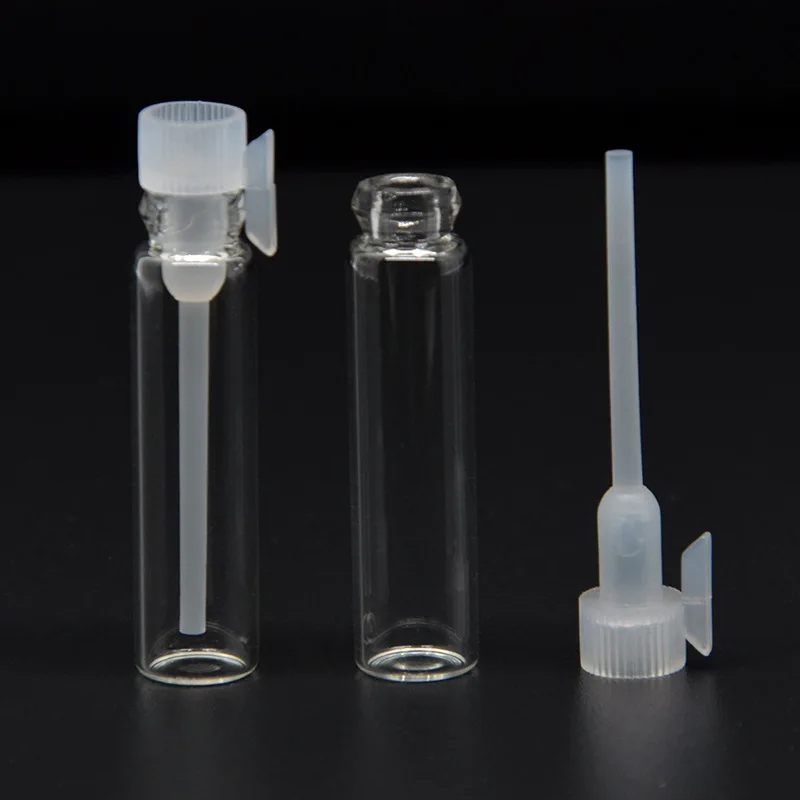 50pcs 1ml/2ml/3ml Empty Mini Glass Perfume Small Sample Vials Perfume Bottle Laboratory Liquid Fragrance Test Tube Trial Bottle images - 6