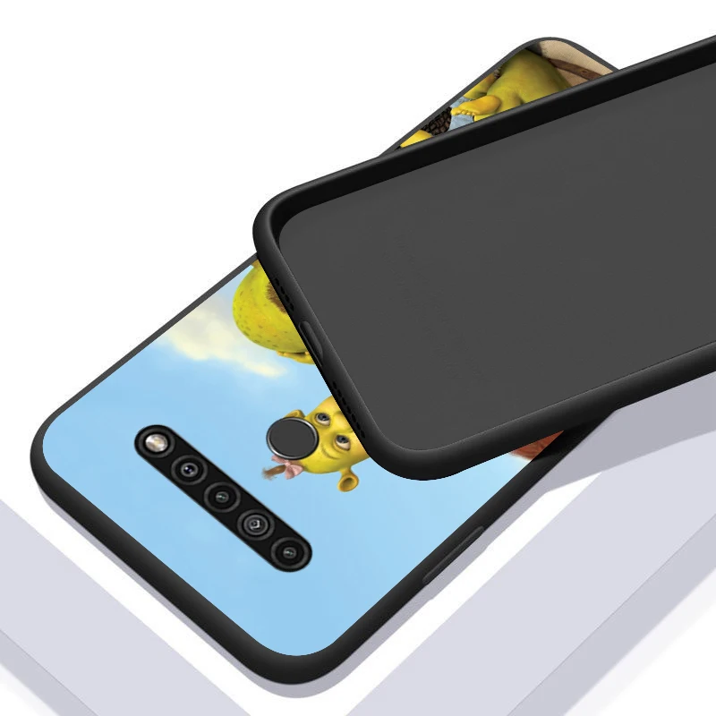 

Cartoon Shrek Coon for LG K92 K71 K62 K61 K52 K51S K50S K42 K41 K40S K31 K30 K22 K20 ThinQ Black Phone Case
