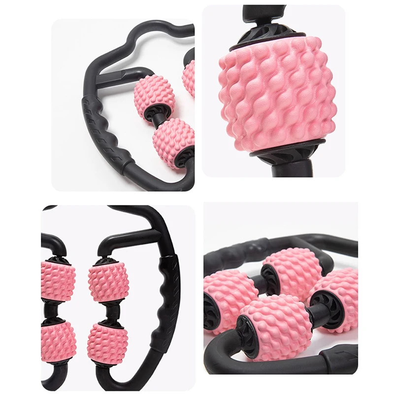 4-точечный пенопластовая роликовая Массажная палочка массажер для Давление