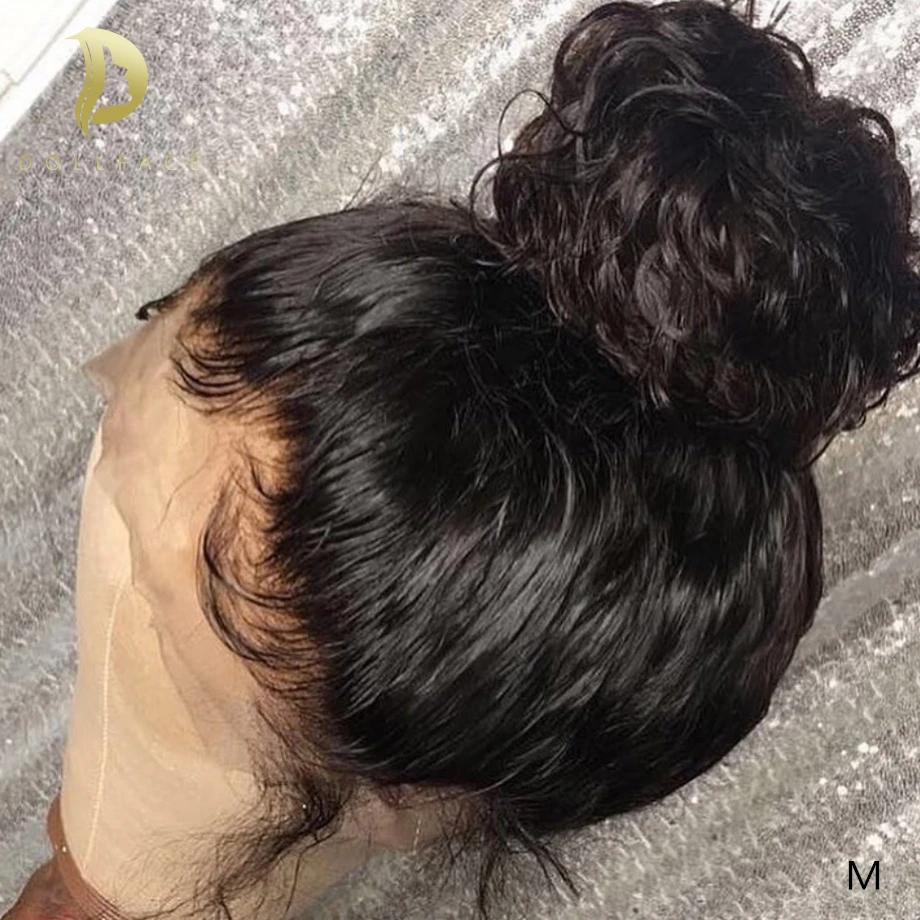 Кудрявый парик 360 на сетке спереди бразильские парики из человеческих волос для