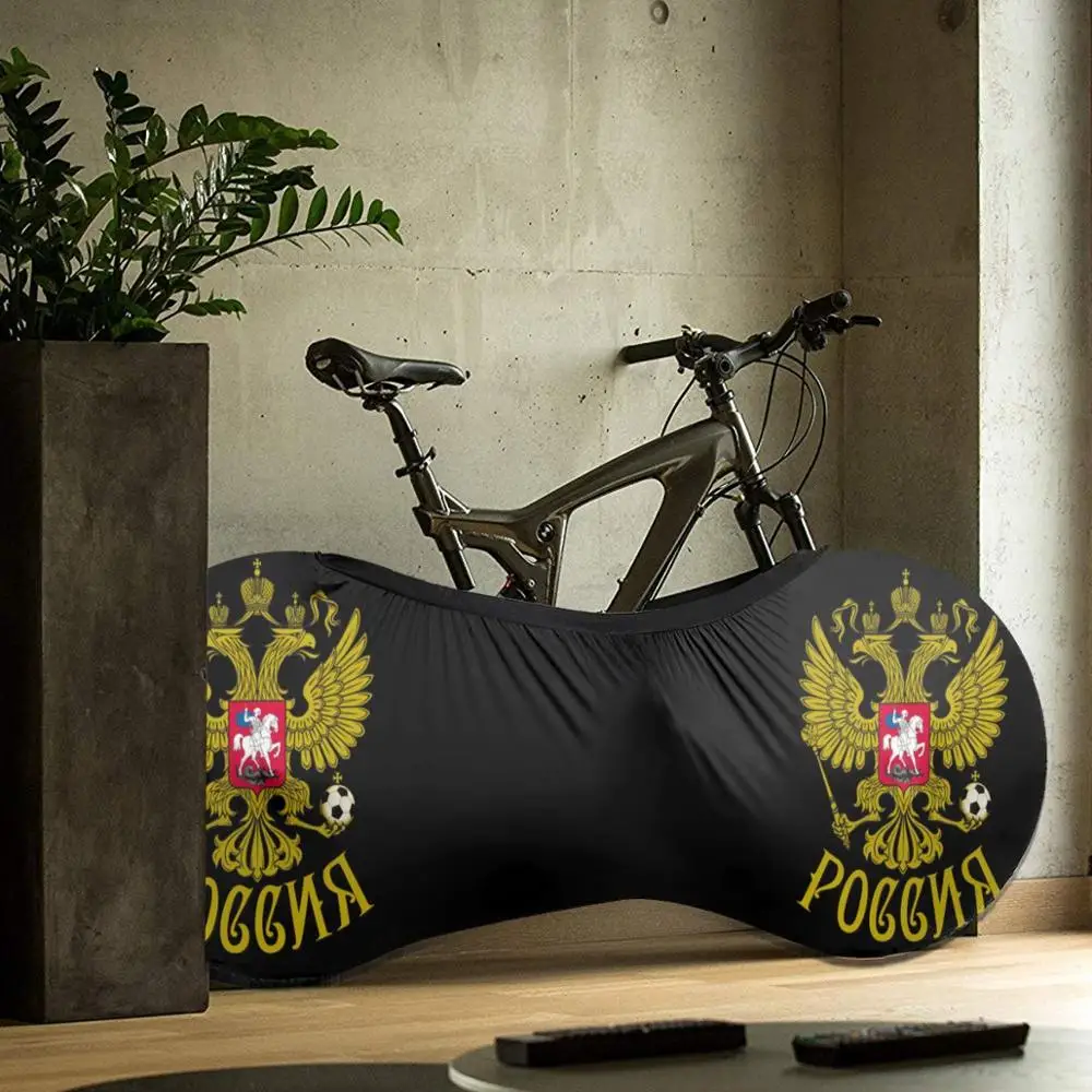 

32 State Emblem Rssia Eagle Foall socer outdoor Bike MTB waterproof Bicycle dust cover Custom biking motocross downhill gift