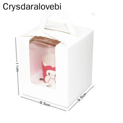

Коробка для конфет мини-печенье 50 шт., коробка для маффинов, портативная коробка для розового окна, коробка для кексов, мусса, грязи, пудинга, ...